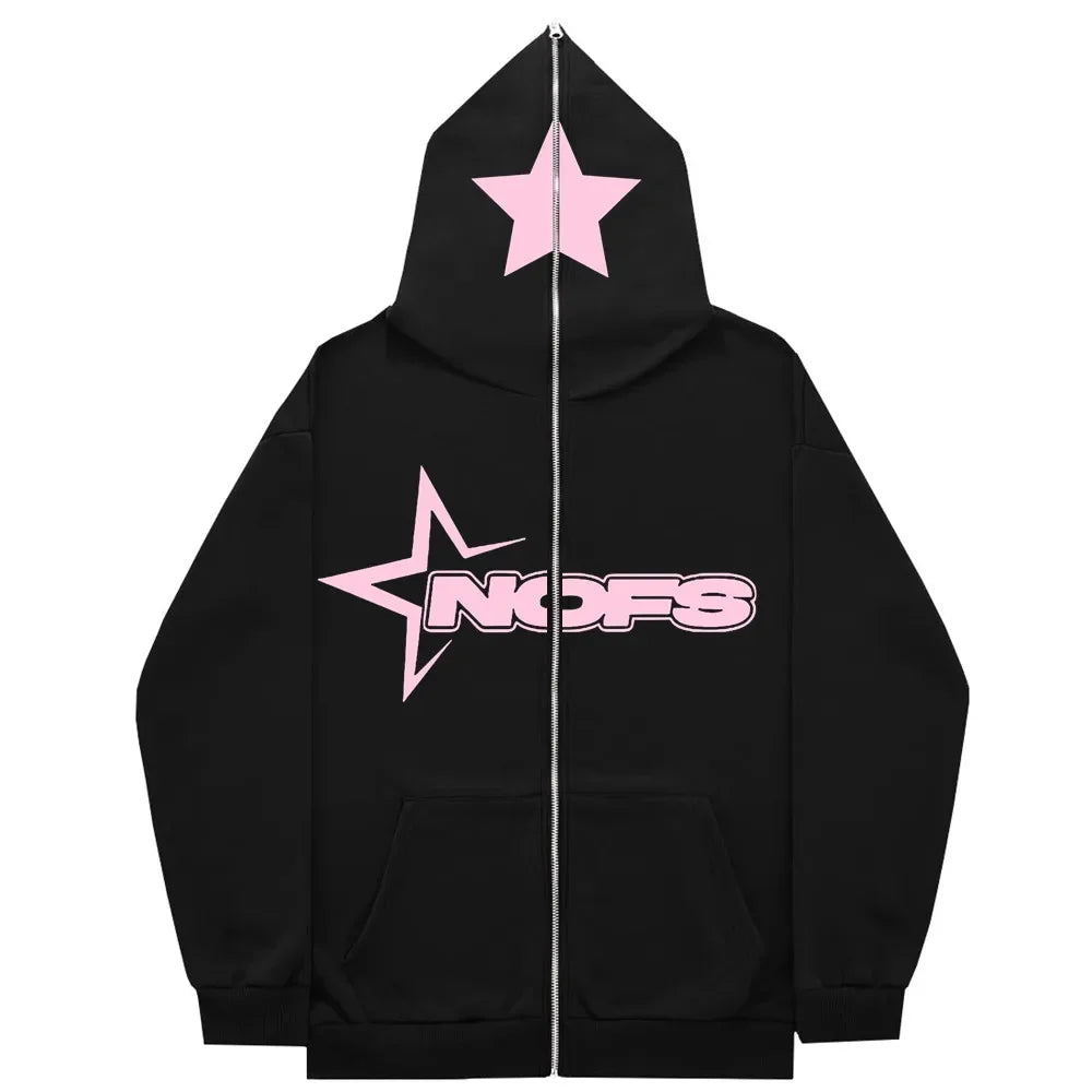 NOFS Zip Hoody Zwart Heren