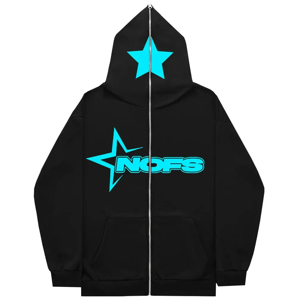 NOFS Zip Hoody Zwart Heren