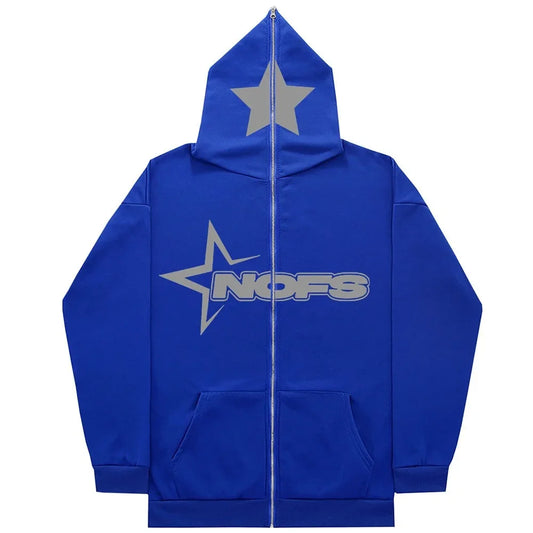 NOFS Zip Hoody Blauw Heren