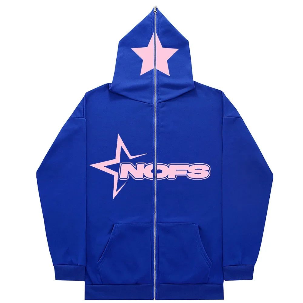 NOFS Zip Hoody Blauw Heren