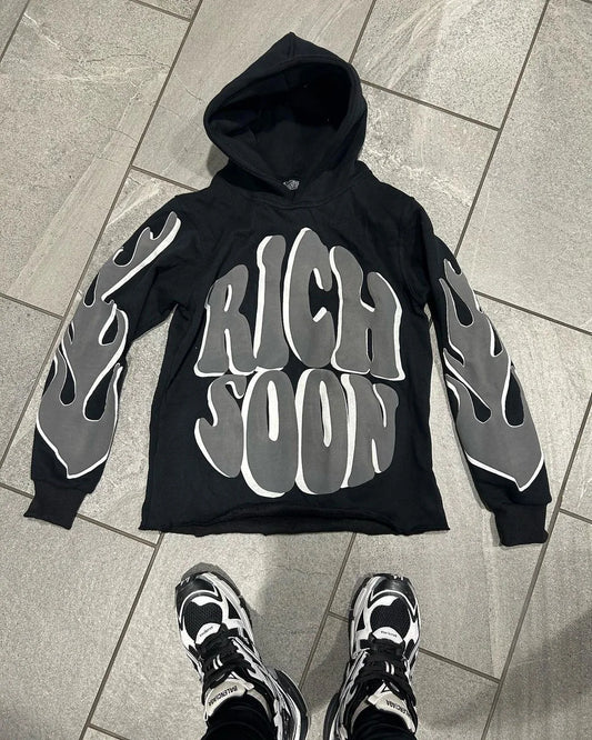 Men Rich Soon Hoody