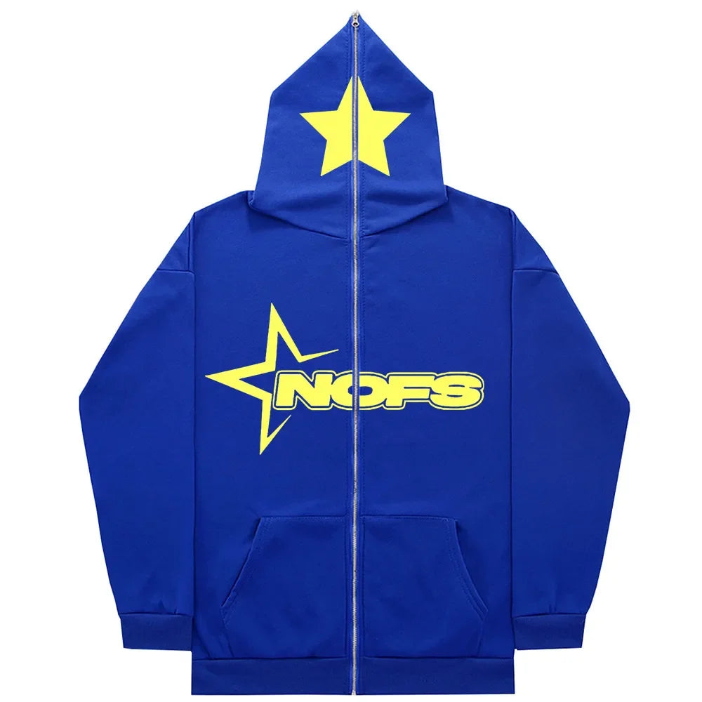 NOFS Zip Hoody Blauw Heren